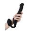 Черный безремневой вибрострапон Silicone Bendable Strap-On M - Черный безремневой вибрострапон Silicone Bendable Strap-On M