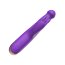 Фиолетовый вибратор-ротатор со стимулятором клитора и возвратно-поступательными движениями - 22,4 см. - Фиолетовый вибратор-ротатор со стимулятором клитора и возвратно-поступательными движениями - 22,4 см.