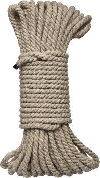 Бондажная пеньковая верёвка Kink Bind Tie Hemp Bondage Rope 50 Ft - 15 м.