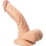 Фаллоимитатор с мошонкой на присоске - 16,5 см. - Фаллоимитатор с мошонкой на присоске - 16,5 см.