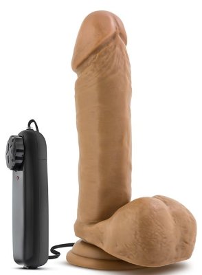 Смуглый вибратор Soccer Champ - 20,3 см. Длина: 20.3 см. Диаметр: 4 см. Реалистичный дизайн, анатомическая форма, точь-в-точь такой же, как и кожа человека – бархатистый на ощупь, мягонький и упругий. С мошонкой. Рабочая длина - 15,8 см. Страна: Китай. Материал: поливинилхлорид (ПВХ, PVC). Батарейки: 2 шт., тип AA.