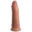 Кофейный фаллоимитатор 8 Silicone Dual Density Cock - 22,8 см. - Кофейный фаллоимитатор 8 Silicone Dual Density Cock - 22,8 см.