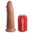 Кофейный фаллоимитатор 8 Silicone Dual Density Cock - 22,8 см. - Кофейный фаллоимитатор 8 Silicone Dual Density Cock - 22,8 см.