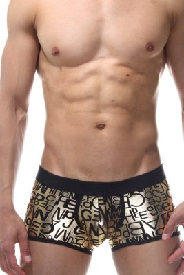 Мужские золотистые трусы-боксеры с принтом Мужские золотистые трусы-боксеры с принтом Мужские золотистые трусы-боксеры с принтом. Страна: Турция. Материал: 95% полиэстер, 5% эластан.