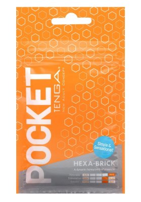 Карманный мастурбатор HEXA-BRICK Длина: 8 см. TENGA Pocket Hexa-Brick - динамичные соты удовольствия. Pocket можно использовать когда угодно и когда угодно. Одноразовый мужской мастурбатор, который почти не выделяется в вашем кармане и готов к использованию, когда вы этого захотите. Если вы полюбили, Tenga Egg — обязательно попробуйте Tenga Pockets, которые еще тоньше, практичнее и дешевле! Идеальный компаньон для отдыха или маленький подарок для кого-то особенного. Мягкий материал утончен до предела, с учетом сохранения максимальной стимуляции и имеет идеальный компактный размер, который легко помещается в кармане или сумке. Все мастурбаторы Pocket поставляются со смазкой в пакетиках и могут быть использованы немедленно! Нет ощущения липкости, смазка легко стирается и моется. Страна: Япония. Материал: термопластичный эластомер (TPE).