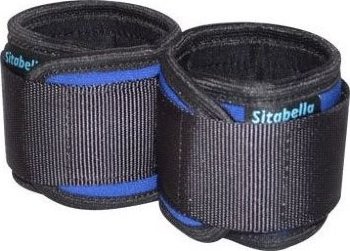 Сине-черные неопреновые наручники