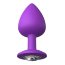 Фиолетовая анальная пробка со стразом Her Little Gem Large Plug - 9,5 см. - Фиолетовая анальная пробка со стразом Her Little Gem Large Plug - 9,5 см.