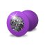 Фиолетовая анальная пробка со стразом Her Little Gem Large Plug - 9,5 см. - Фиолетовая анальная пробка со стразом Her Little Gem Large Plug - 9,5 см.