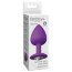 Фиолетовая анальная пробка со стразом Her Little Gem Large Plug - 9,5 см. - Фиолетовая анальная пробка со стразом Her Little Gem Large Plug - 9,5 см.