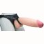 Телесный реалистичный фаллоимитатор на черных трусиках Real Big Strap-On - 34,5 см. - Телесный реалистичный фаллоимитатор на черных трусиках Real Big Strap-On - 34,5 см.