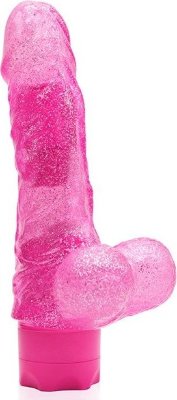 Розовый водонепроницаемый вибратор JELLY JOY ELASTIC ENIGMA MULTISPEED VIBE - 15 см. Длина: 15 см. Диаметр: 4 см. Розовый водонепроницаемый вибратор JELLY JOY ELASTIC ENIGMA MULTISPEED VIBE. Страна: Китай. Материал: поливинилхлорид (ПВХ, PVC). Батарейки: 2 шт., тип AA.