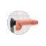 Телесный вибратор с мошонкой и съемной присоской 7 Vibrating Cock with Balls - 17,8 см. - Телесный вибратор с мошонкой и съемной присоской 7 Vibrating Cock with Balls - 17,8 см.
