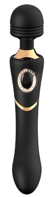 Черный жезловый вибратор MONICA - 24,1 см. Длина: 24.1 см. Диаметр: 4.2 см. PRESTIGE MONICA. В этом массажере соединились стиль, функциональность и комфорт использования. Большая широкая головка массажера выполнена из безопасного силикона, кнопка управления также из мягкого материала для удобства и украшена кристаллами. 7 режимов вибрации и 3 скорости. Ванды славятся одной из самых мощных вибраций и универсальностью использования. Вам точно понравится. Страна: Китай. Материал: силикон. Батарейки: встроенный аккумулятор.