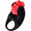 Чёрно-красное эрекционное виброкольцо Erotist - Чёрно-красное эрекционное виброкольцо Erotist