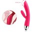 Сливово-розовый вибратор Trysta с клиторальным отростком и движущимся шариком в кончике - 18,6 см. - Сливово-розовый вибратор Trysta с клиторальным отростком и движущимся шариком в кончике - 18,6 см.