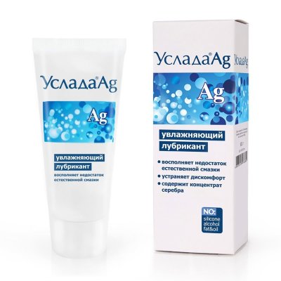 Увлажняющий лубрикант «Услада с серебром» - 60 гр. Коллоидное серебро - это полностью натуральный продукт. Его безопасная и эффективная форма используется в качестве природного антисептика и как дезинфицирующее средство широкого спектра действия, способное значительно снизить остроту и длительность многих инфекционных заболеваний. Активно работает против 700 видов бактерий, вирусов и грибков. Гель-лубрикант «Услада с серебром» обеспечивает защиту слизистых от повреждений и препятствует распространению патогенных микробов во время полового акта. Рекомендуется использовать в качестве профилактики развития микроорганизмов, вызывающих дискомфортные ощущения в области влагалища (зуд, жжение). Гель-лубрикант «Услада с серебром» хорошо имитирует естественную женскую смазку. Обеспечивает нежное проникновение и длительное скольжение. еред интимной близостью нанесите тонким слоем на половые органы. Для деликатного ухода за слизистой нанесите небольшое количество геля на вход во влагалище 1-2 раза в день после гигиенических процедур. Страна: Россия. Объем: 60 гр.