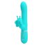 Аквамариновый вибратор-кролик Ridgely - 22,6 см. - Аквамариновый вибратор-кролик Ridgely - 22,6 см.