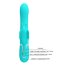 Аквамариновый вибратор-кролик Ridgely - 22,6 см. - Аквамариновый вибратор-кролик Ridgely - 22,6 см.