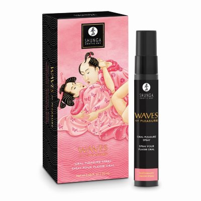 Оральный спрей Waves of Pleasure с ароматом арбуза - 20 мл. Shunga Waves of Pleasure – оральный спрей для незабываемых моментов. Погрузитесь в волну наслаждения с Waves of Pleasure, уникальным оральным спреем, который превращает каждое прикосновение губ в источник экстаза. Этот соблазнительный аксессуар создан для тех, кто хочет добавить немного магии в интимные моменты. Спрей стимулирует повышенное слюноотделение, делая ваши ласки невероятно чувственными и комфортными. Просто распылите его перед началом, и ваш рот станет идеальным инструментом для нежных поцелуев, игривого облизывания и возбуждающих касаний. Мгновенный эффект: Спрей начинает действовать через несколько секунд после нанесения, создавая ощущение кислинки и комфорта. Усиление естественных ощущений: Повышает слюноотделение, делая процесс более плавным и приятным для обоих партнеров. Идеально для интимных игр: Идеален для поцелуев, ласк языком и игривого исследования эрогенных зон. Water/Eau (Aqua), Glycerin USP/Glycérine USP, Citric Acid/Acide citrique, Potassium Citrate/Citrate de potassium, Flavor/Saveur (Aroma), Sodium Benzoate/Benzoate de sodium, Sucralose, Limonene, Vanillin. Страна: Канада. Объем: 20 мл.