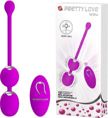Вагинальные виброшарики Willie с пультом ДУ Длина: 20.5 см. Диаметр: 3.4 см. Лиловые вагинальные виброшарики Willie с пультом ДУ. Изготовлены из бархатистого силикона, имеют удобную ручку-шнурок для безопасного использования. Приятные и шелковистые на ощупь. Имеют 12 режимов вибрации, которые переключаются при помощи пульта ДУ, а также функцию памяти. Позволяют выполнять упражнения Кегеля, а также просто ласкать себя, когда этого так хочется. Рабочая длина - 9 см. Пульт работает от 1 батарейки типа ААА (не входит в комплект). Страна: Китай. Материал: силикон. Батарейки: встроенный аккумулятор.