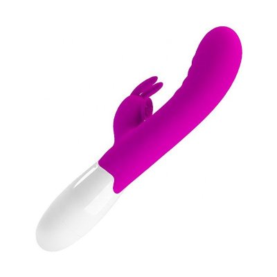 Лиловый вибромассажёр-кролик Cerberus - 21 см. Длина: 21 см. Диаметр: 3.5 см. Потрясающий вибромассажёр с разнообразными режимами вибрации! Может использоваться соло или в парной любовной игре. Благодаря эргономичной форме секс-игрушка дарит незабываемые эмоции. Отросток в виде зайчика для стимуляции клитора принесёт дополнительные эротические ощущения. Включение/выключение/переключение виброрежимов осуществляется с помощью кнопок на корпусе изделия. 30 режимов вибрации. Рабочая часть интимного аксессуара изготовлена из мягкого силикона, дарящего приятные тактильные ощущения. Секс-игрушка проста в применении и уходе. Рабочая длина - 10 см. Страна: Китай. Материал: силикон. Батарейки: 2 шт., тип AAA.