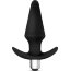 Чёрная анальная вибропробка Luxe Discover - 12,7 см. - Чёрная анальная вибропробка Luxe Discover - 12,7 см.