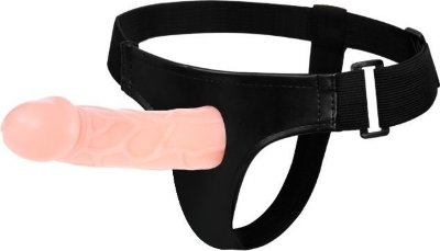 Телесный фаллоимитатор на трусиках Jessica Strap-On - 15,5 см. Длина: 15.5 см. Диаметр: 4 см. Черный пояс с одной насадкой телесного цвета, сделанной из ПВХ. Насадка выполнена в форме мужского члена. Пояс регулируется по размеру пряжкой. Длина полости - 9,5 см, диаметр - 3 см. Страна: Китай. Материал: поливинилхлорид (ПВХ, PVC).