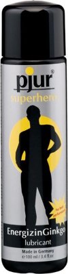 Мужской стимулирующий лубрикант pjur SUPERHERO - 100 мл. В состав этого лубриканта на водной основе входит экстракт гингко билоба. Он за считаные минуты усиливает микроциркуляцию крови, а также способствует притоку крови к половому члену. Нанесите небольшое количество смазки перед сексуальной близостью и почувствуйте, как быстро прибавляется ваша мужская сила. Важно помнить: препарат не содержит спермицидов и антисептиков, а значит, не может использоваться для защиты от венерических заболеваний и в качестве контрацептива. Совместим с презервативами, не разрушает структуру материала секс-игрушек. Страна: Германия. Объем: 100 мл.