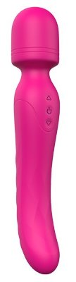 Ярко-розовый жезловый вибратор Heating Bodywand с нагревом - 23,2 см. Длина: 23.2 см. Диаметр: 4.3 см. Этот массажер действительно универсален и увлекателен! Это ванд и вибратор с 9 ритмами вибрации и 3 уровнями интенсивности вибрации. Он также имеет функцию нагрева на вибраторе, чтобы сделать использование вибратора очень комфортным, поскольку он нагревается до температуры тела. Управление осуществляется с помощью 3 кнопок. Зарядка магнитным USB-кабелем (в комплекте). Эту многофункциональную игрушку для любви можно безопасно использовать в ванне или душе, так как она водонепроницаема. Страна: Китай. Материал: силикон. Батарейки: встроенный аккумулятор.