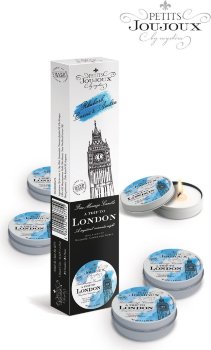 Набор из 5 свечей Petits Joujoux London с ароматом ревеня, амбры и чёрной смородины