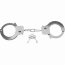 Металлические серебристые наручники Designer Metal Handcuffs - Металлические серебристые наручники Designer Metal Handcuffs