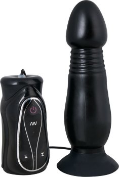 Вибровтулка с пультом Anal Pusher - 16 см.