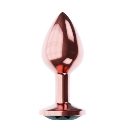 Пробка цвета розового золота с черным кристаллом Diamond Jet Shine L - 8,3 см. Длина: 8.3 см. Диаметр: 3.3 см. Анальная пробка Diamond Shine L в цвете розовое золото подойдет для тех, кто только начал знакомиться с анальной стимуляцией. Используйте украшение для подготовки к анальному сексу, в прелюдии и ролевых играх. Перед использованием обязательно добавьте лубрикант на силиконовой основе. Ограничительное основание с ярким кристаллом обеспечит удобство во время использования и гарантирует безопасность. Также игрушка идеально подойдет для длительного ношения. Анальная пробка Diamond Shine L выполнена из неокисляемого металла и не содержит фталатов. Страна: Китай. Материал: металл.