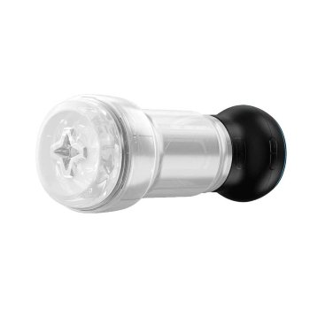 Набор PowerBlow Feel Pocket Stroker Crystal: мастурбатор и интерактивная насадка