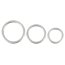 Набор из 3 эрекционных колец под металл Metallic Silicone Cock Ring Set - Набор из 3 эрекционных колец под металл Metallic Silicone Cock Ring Set
