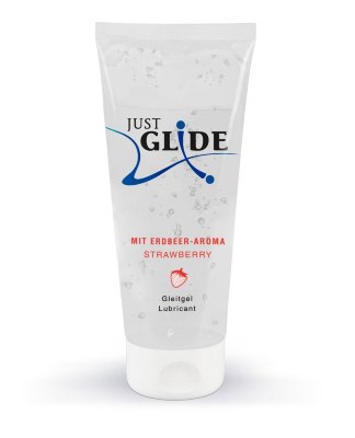 Лубрикант на водной основе Just Glide Strawberry с ароматом клубники - 200 мл. Лубрикант на водной основе Just Glide с ароматом клубники. Нанесите на желаемые части тела для большего удовольствия во время секса. Подходит для использования с латексными презервативами и секс-игрушками. Aqua, Glycerin, Hydroxyethylcellulose, Aroma, Phenoxyethanol, Hydroxypropyl Guar Hydroxypropyltrimonium Chloride, Ethylhexylglycerin, Citric Acid. Страна: Германия. Объем: 200 мл.