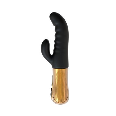 Черный вибратор с возвратно-поступательными движениями Big Thrust Rabbit - 23 см. Длина: 23 см. Диаметр: 4 см. Инновационная интимная игрушка Big Thrust Rabbit с возвратно-поступательными движениями, сочетающая 7 режимов толчков и 10 программ с вибрацией. Идеален для экспериментов и глубокой стимуляции. Реалистичные толчки — 7 скоростей возвратно-поступательных движений имитируют естественную стимуляцию. Мощная вибрация — 10 режимов (1–3 скорость, 4–10 ритмичные паттерны) для точечного воздействия на эрогенные зоны. Гипоаллергенные материалы — безопасное сочетание ABS-пластика и мягкого силикона (легко очищается). Долгая работа — литий-ионный аккумулятор (7.4V/1000mAh) работает до 50 минут на одном заряде. Быстрая зарядка за 2.5 часа. Страна: Китай. Материал: анодированный пластик, силикон. Батарейки: встроенный аккумулятор.