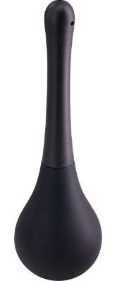 Черный анальный душ SQUEEZE CLEAN с закругленным наконечником Длина: 23.2 см. Диаметр: 2 см. Анальный душ, приятный на ощупь, имеет гладкое покрытие. Предназначен для мужчин и женщин. Вместимость воды - 190 мл. Страна: Китай. Материал: анодированный пластик, силикон.