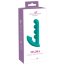 Зеленый вибратор SYLORA Unique Beads Vibrator - 17 см. - Зеленый вибратор SYLORA Unique Beads Vibrator - 17 см.