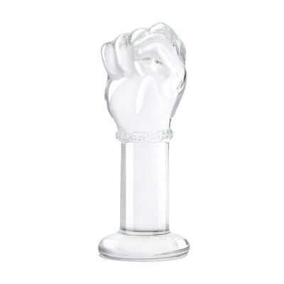 Стеклянный плаг в форме сжатой в кулак руки 5’’ Glass Fist Butt Plug - 13 см. Длина: 13 см. Диаметр: 6 см. Дайте волю захватывающим ощущениям с 5-дюймовой анальной пробкой Glas Fist. Этот авантюрный инструмент для удовольствия повторяет реалистичные контуры кулака, предлагая уникальные и интенсивные ощущения. Изготовленный из безопасного для тела гипоаллергенного стекла, он легко чистится и идеально подходит для температурных игр (просто нагрейте в горячей воде или охладите при помощи холодной). Может использоваться с абсолютно любыми видами гелей-смазок. Эта пробка с толстым расширяющимся основанием удобна в использовании и предназначена для опытных партнеров в анальном проникновении. Fist Anal Plug поможет вам понять ваши самые сокровенные желания, обеспечивая при этом безопасное и удовлетворительное исследование ваших удовольствий. Осмельтесь испытать необыкновенное с этой провокационной игрушкой. Страна: Китай. Материал: стекло.