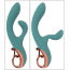 Бирюзовый вибратор-кролик The Magician Rabbit Vibrator - 22,5 см. - Бирюзовый вибратор-кролик The Magician Rabbit Vibrator - 22,5 см.