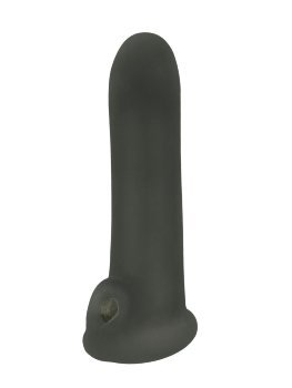 Черный фаллоудлинитель Titan - 16,5 см.
