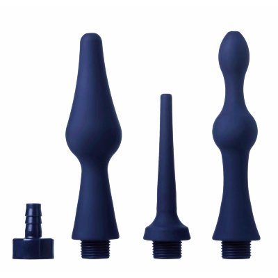 Набор из 3 универсальных насадок для анального душа Universal 3 Piece Silicone Enema Attachment Set Эти универсальные насадки для анального душа делают этот набор идеальным аксессуаром для ванной комнаты и для интимных игр с водой. Благодаря двум насадкам уникальной формы и одному тонкому конусообразному наконечнику CleanStream обеспечит вам идеальный режим очищения! Каждая насадка изготовлена ​​из безопасного для тела силикона премиум-класса, поэтому она достаточно гибкая, чтобы изгибаться вместе с телом, и достаточно прочная, чтобы легко проникать и скользить. Каждый элемент крепления совместим с грушами для клизм CleanStream и душевой системой смесителя. Длина насадки с шариками - 14 см, диаметр - 3 см. Длина насадки с форме пробки - 14 см, диаметр - 3,8 см. Длина насадки-конуса - 11,4 см, диаметр - 0,6 см. Страна: Китай. Материал: анодированный пластик, силикон.