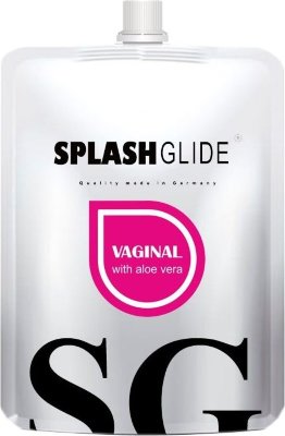 Ухаживающий лубрикант на водной основе Splashglide Vaginal With Aloe Vera - 100 мл. Безжировая смазка-увлажнитель с Алоэ Вера для интимных контактов и ухода за половыми органами при сухости влагалища. Изготовлена на основе природного биополимера, не вызывает аллергических реакций. Имитирует естественную смазку. Обладает выраженными увлажняющим, регенерирующим и ранозаживляющим свойствами. Оказывает профилактическое действие при регулярном уходе за сухой и чувствительной слизистой: хорошо снимает раздражение и сухость, заживляет мелкие ранки и трещинки, возвращает состояние покоя и комфорта. Повышает комфорт интимных отношений: обеспечивает безболезненное проникновение, длительное скольжение, сохраняет целостность слизистых половых органов во время близости. Повышает надежность презерватива. Подходит женщинам любого возраста. Не пачкает белье. Страна: Германия. Объем: 100 мл.