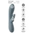 Силиконовый вибратор-кролик VELINA Rabbit Vibrator - 20 см. - Силиконовый вибратор-кролик VELINA Rabbit Vibrator - 20 см.