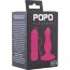 Розовая вибровтулка с 5 режимами вибрации POPO Pleasure - 10,5 см. - Розовая вибровтулка с 5 режимами вибрации POPO Pleasure - 10,5 см.