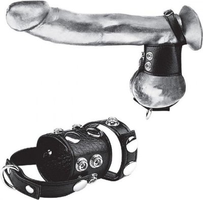 Утяжка на пенис и мошонку Cock Ring With 1.5 Ball Stretcher And Optional Weight Ring Утяжка на пенис и мошонку Cock Ring With 1.5 Ball Stretcher And Optional Weight Ring. Страна: США. Материал: поливинилхлорид (ПВХ, PVC).