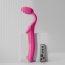 Ярко-розовый безремневой страпон Strap-on-me Vibrating Bendable Strap-On size XL - Ярко-розовый безремневой страпон Strap-on-me Vibrating Bendable Strap-On size XL