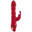 Красный вибратор-кролик с 3 подвижными кольцами Rabbit Vibrator with 3 Moving Rings - 23,7 см. - Красный вибратор-кролик с 3 подвижными кольцами Rabbit Vibrator with 3 Moving Rings - 23,7 см.