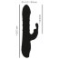 Красный вибратор-кролик с 3 подвижными кольцами Rabbit Vibrator with 3 Moving Rings - 23,7 см. - Красный вибратор-кролик с 3 подвижными кольцами Rabbit Vibrator with 3 Moving Rings - 23,7 см.